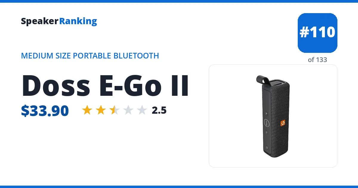 Doss E-Go II ranking card