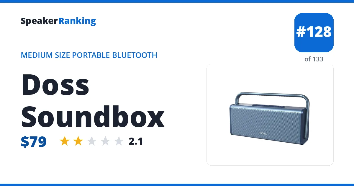 Doss Soundbox ranking card