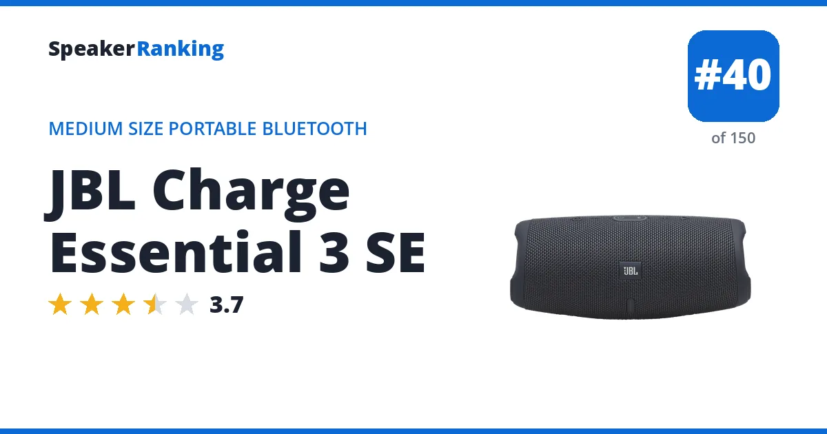 JBL Charge Essential 3 SE ranking card