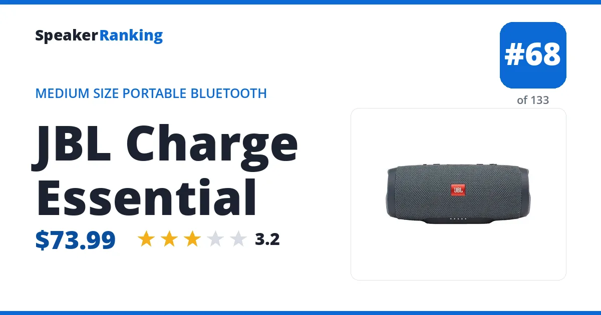 JBL Charge Essential ranking card